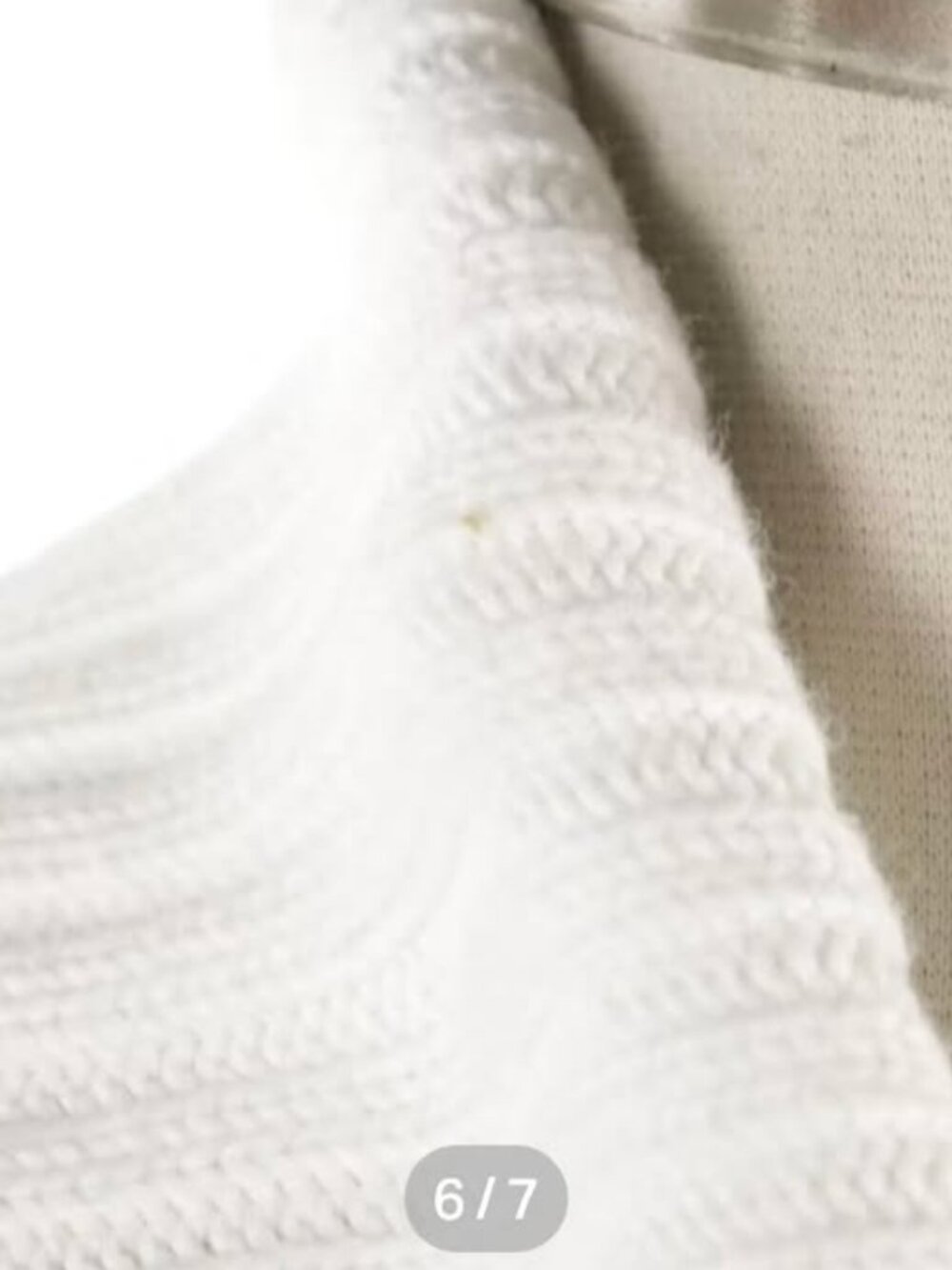 Lauren Ralph Lauren White Knit Cotton Shawl Collar Cardigan